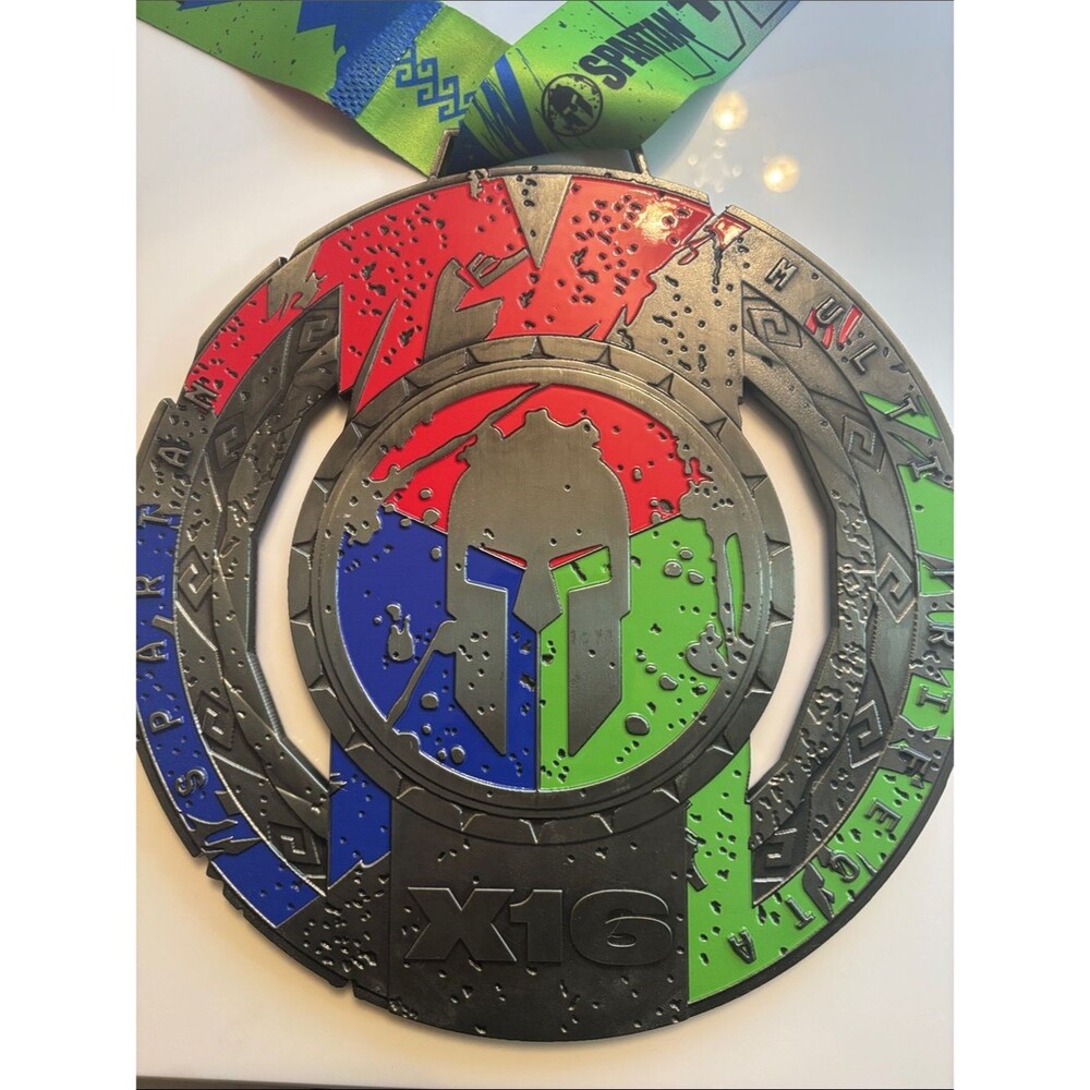 Spartan 16X Trifecta Medal 2025 Multifecta